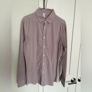 State and Liberty Performance Dress Shirt- plaid